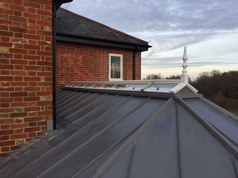 Foster & Pearson Lifting Ridge Orangery with Zinc Roof