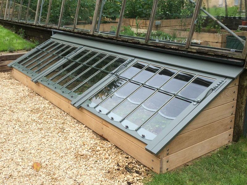 Foster & Pearson Cold Frame with oak frame